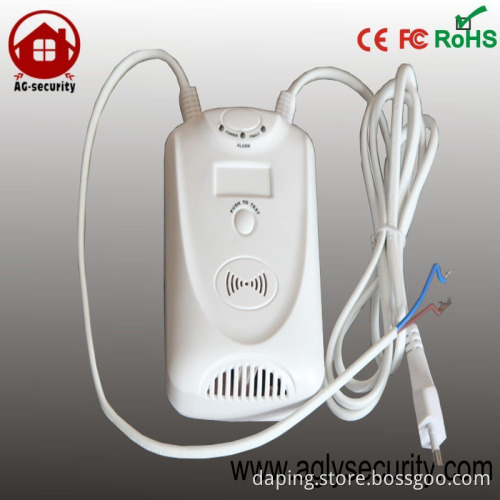 CO detector with solenoid value